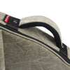 FCV-KH Bass Guitar Gig Bag – Water-Resistant Washed Canvas, 25mm Thick Protection, Magnetic Pocket, Khaki