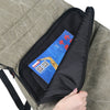 FCV-KH Bass Guitar Gig Bag – Water-Resistant Washed Canvas, 25mm Thick Protection, Magnetic Pocket, Khaki