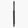 MUSIC AREA Black Widened Guitar Strap Short