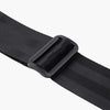 MUSIC AREA Black Widened Guitar Strap Short