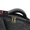 FCV-BLK Electric Bass Guitar Gig Bag – Water-Resistant Washed Canvas, 25mm Thick Protection, Magnetic Pocket, Black