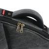 FCV-BLK Electric Bass Guitar Gig Bag – Water-Resistant Washed Canvas, 25mm Thick Protection, Magnetic Pocket, Black