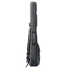 FCV-BLK Electric Bass Guitar Gig Bag – Water-Resistant Washed Canvas, 25mm Thick Protection, Magnetic Pocket, Black
